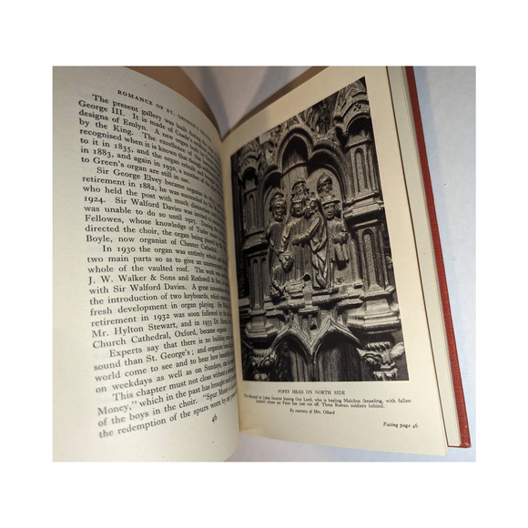 Vintage 1947 The Romance of St. George's Chapel Windsor Castle Raphael Tuck Son - Picture 7 of 12